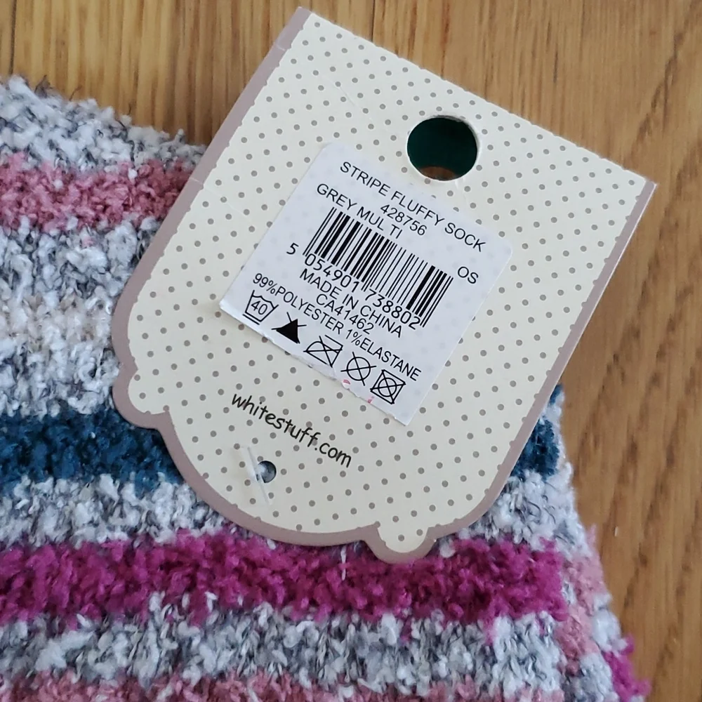 NWT White Stuff Pippa Colorblock Scarf and striped socks